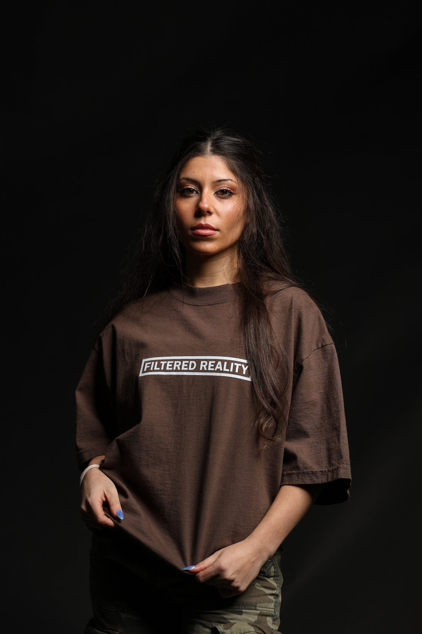 SHORT SLEEVE BROWN T-SHIRT