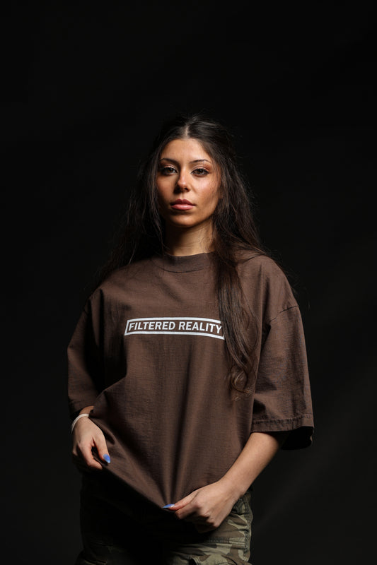 SHORT SLEEVE BROWN T-SHIRT